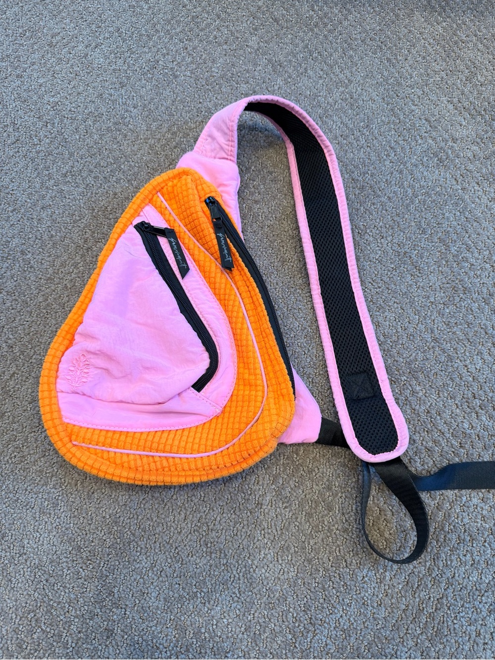 FP Movement by Free People Pink and Orange Crossbody Sling Bag